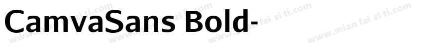 CamvaSans Bold字体转换